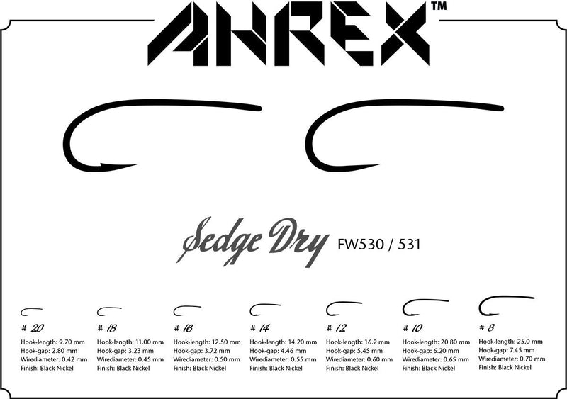 Ahrex FW531 Sedge Dry Barbless_2