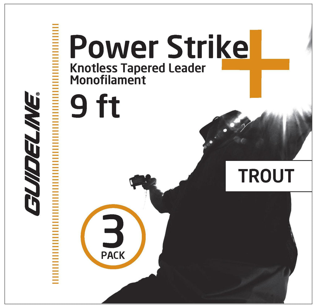 Guideline Power Strike 9ft 3-Pack - Tapered leader