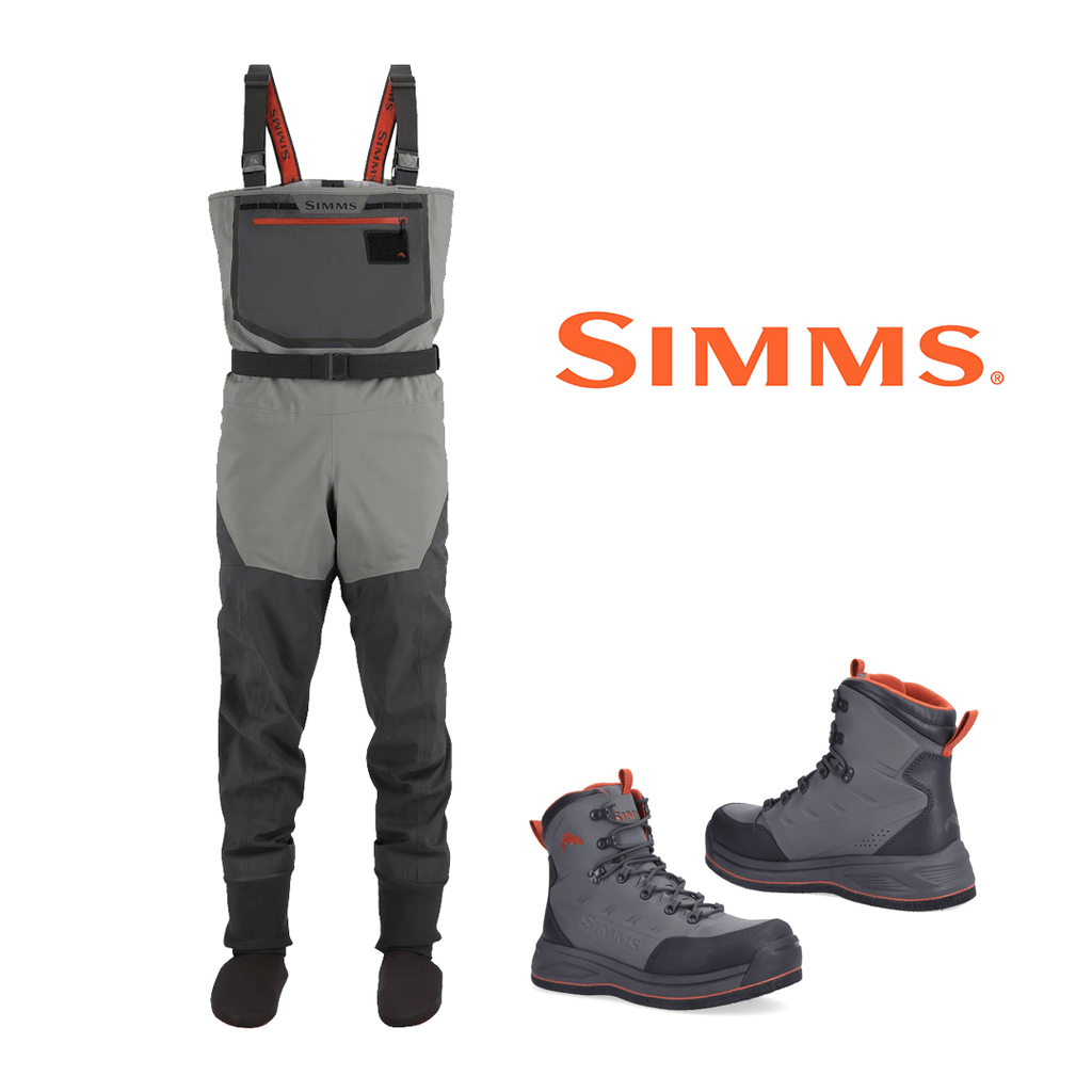 Simms Freestone Waders with Simms Freestone Wading Boots